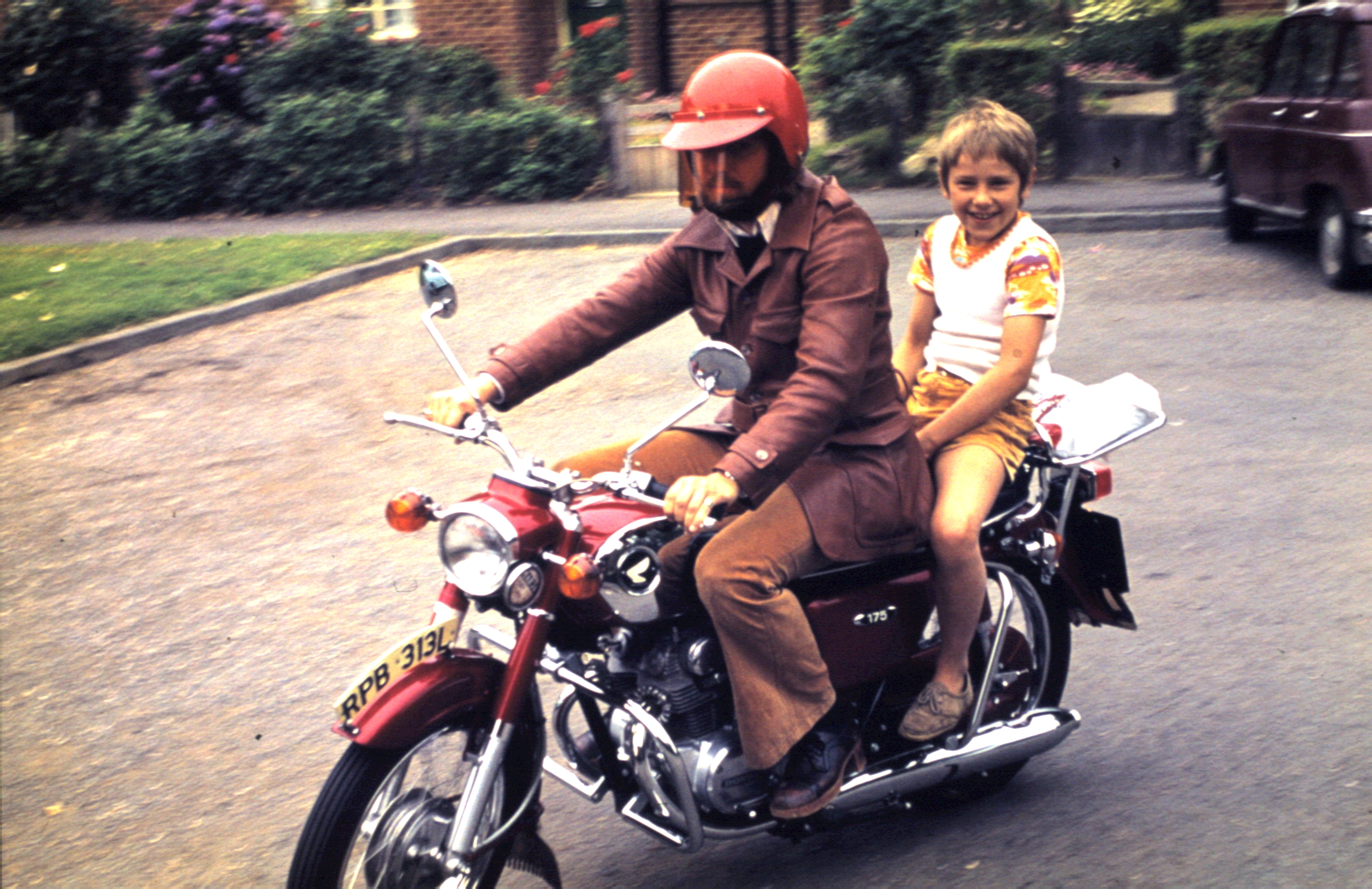 Uwe 1973 auf Honda CB175